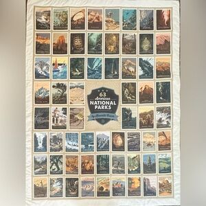 National Parks Custom Hand Made Quilt
